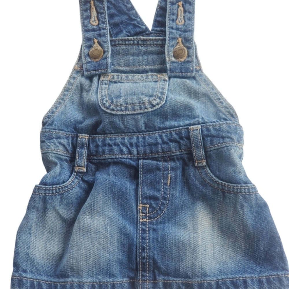 Old Navy Denim Baby Overalls Dress